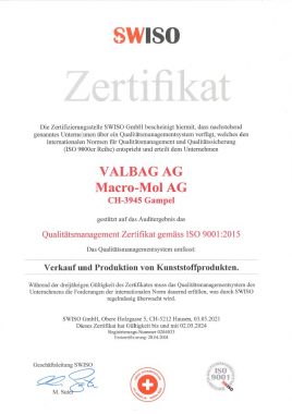 SWISO_Zertifikat_Valbag_2021-2024